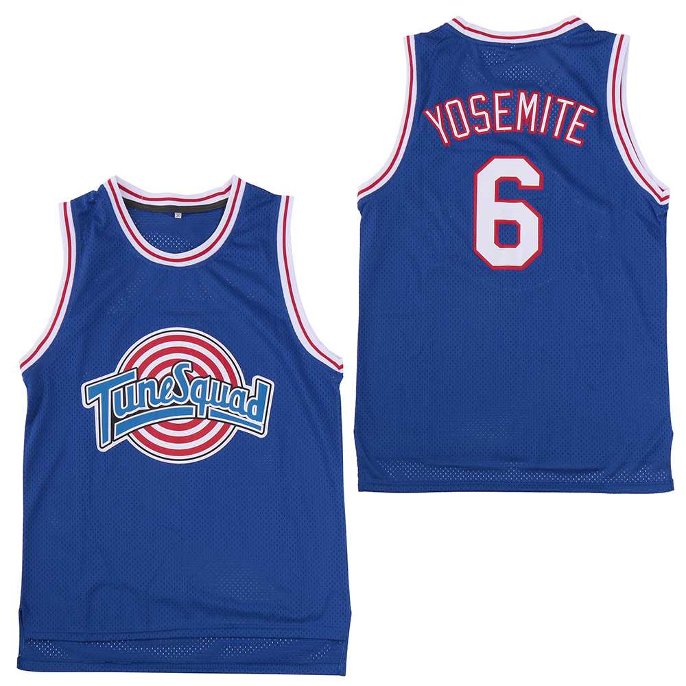 Tune Squad 6 Yosemite Blue Stitched Movie Basketball Jersey,We sell and wholesale Tune Squad 6 Yosemite Blue Stitched Movie Basketball Jersey on line form chian!